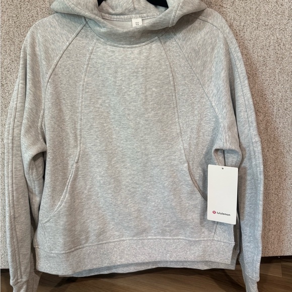 lululemon athletica Tops - LULULEMON Scuba Oversized Side-Slit Hoodie, size XS/S. NWT.